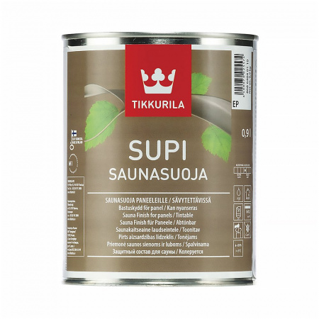 Защитный состав для сауны Supi Saunasuoja Tikkurila 0,9 л