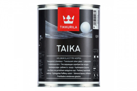 Лессирующая серебристая лазурь Taika Tikkurila 0,9 л