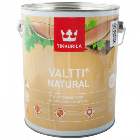Ультрастойкая лазурь для древесины Valtti Natural Tikkurila 2,7 л