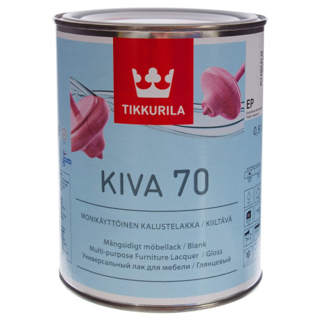 Акрилатный лак для мебели Kiva 70 Tikkurila 0,9 л