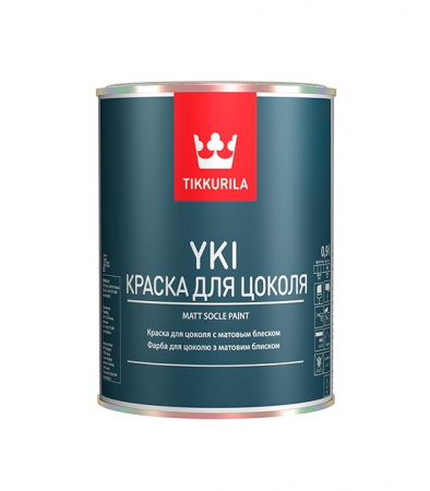 Краска для цоколя Yki Tikkurila белый цвет 0,9 л