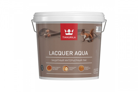 Полуглянцевый лак Lacquer Aqua Tikkurila 2,7 л
