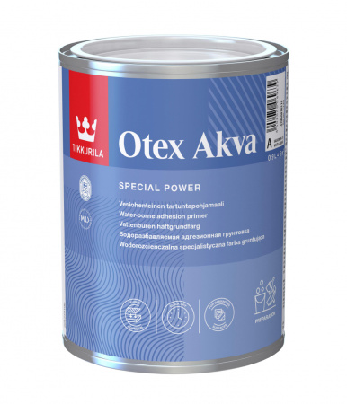 Водоразбавляемая грунтовка Otex Akva Tikkurila белый цвет 0,9 л