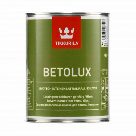 Уретано-алкидная краска для полов Betolux Tikkurila белый цвет 0,9 л