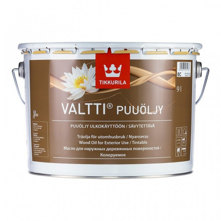 Масло для террас и садовой мебели Valtti Puuoljy Tikkurila 9 л