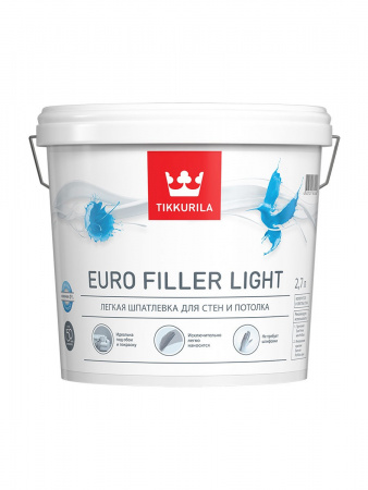 Легкая шпатлевка Euro Filler Light Tikkurila 9 л